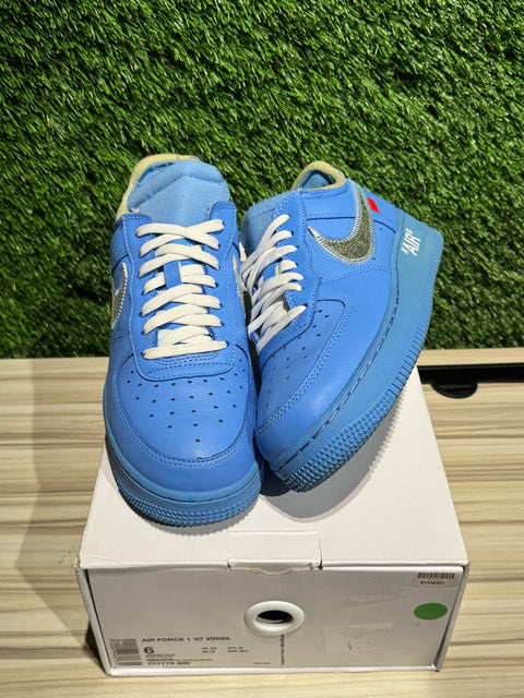 Nike Air Force 1 Low Off-White MCA University Blue Sz 6M/7.5W