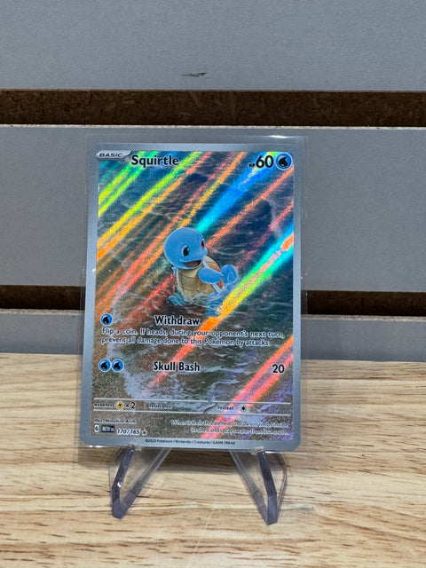 Squirtle 2023 Pokémon Scarlet & Violet 151 Special Illustration Rare 151/170 Ungraded