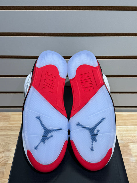 Jordan 5 Retro Fire Red Black Tongue (2025) Sz 11