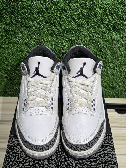 Jordan 3 Retro Dark Iris Sz 8M