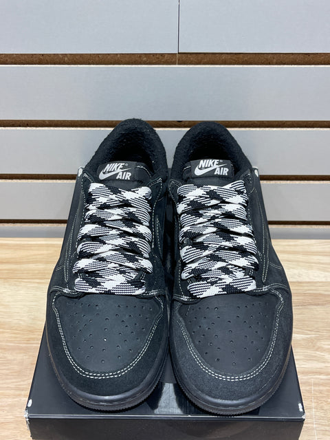 Jordan 1 Retro Low OG SP Travis Scott Black Phantom Sz 8
