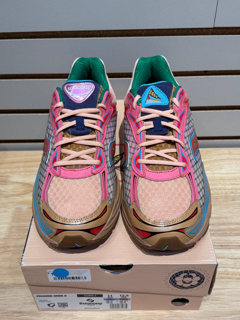 Saucony ProGrid Omni 9 Jae Tips To Do List Tan Sz 11