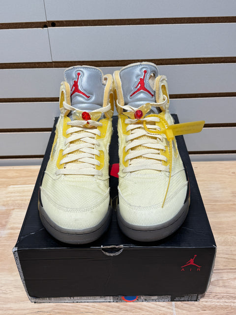 Jordan 5 Retro Off-White Sail Sz 11M