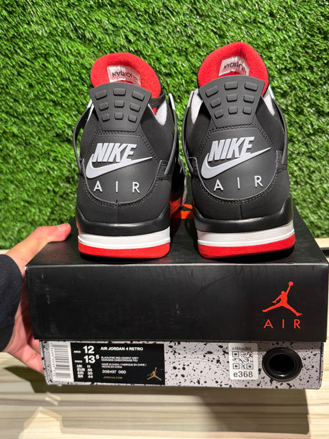 Jordan 4 Retro Bred (2019) Sz 12
