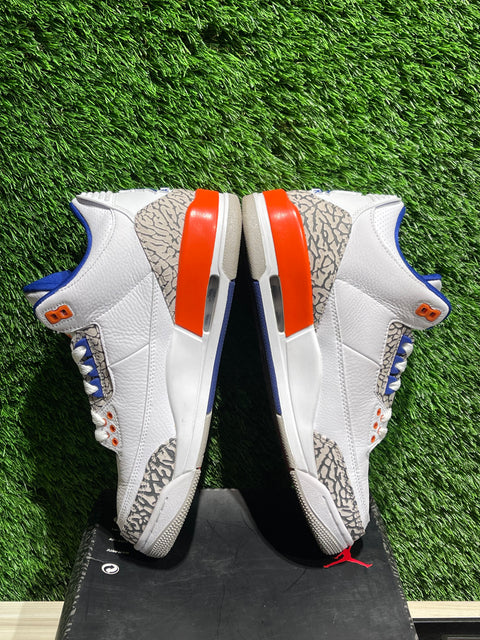Jordan 3 Retro Knicks Sz 8.5M