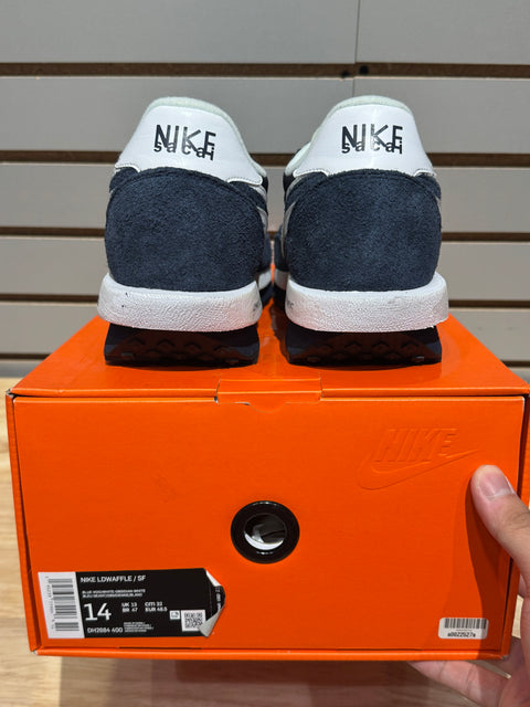 Nike LD Waffle SF sacai Fragment Blue Void Sz 14