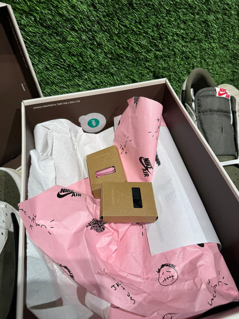 Jordan 1 Retro Low OG SP Travis Scott Medium Olive Sz 12.5