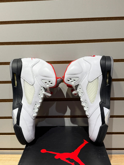 Jordan 5 Retro Fire Red Silver Tongue (2020) Sz 11