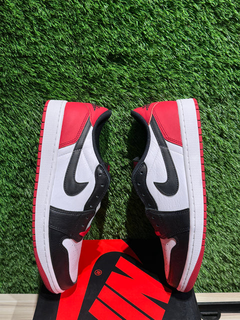 Jordan 1 Retro Low OG Black Toe (2023) Sz 10