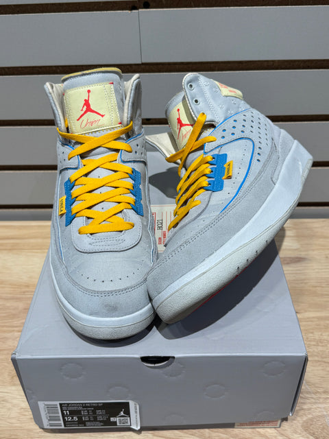 Jordan 2 Retro SP Union Grey Fog Sz 11