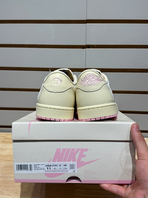 Jordan 1 Retro Low OG SP Travis Scott Shy Pink Sz 11