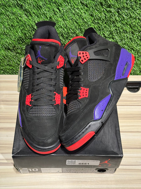 Jordan 4 Retro Raptors Drake OVO (2019) Sz 10M..
