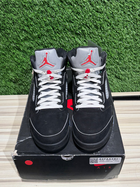 Jordan 5 Retro OG Black Metallic Reimagined Sz 10.5M
