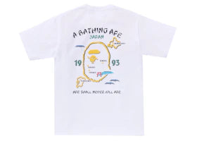 BAPE Japan Souvenir #2 Tee White Sz L
