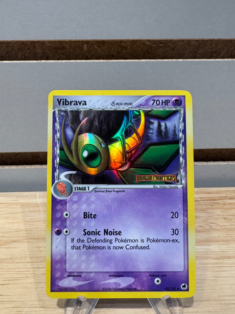 Vibrava - 042/101 (Delta Species) - Pokemon EX Dragon Frontiers (DF)