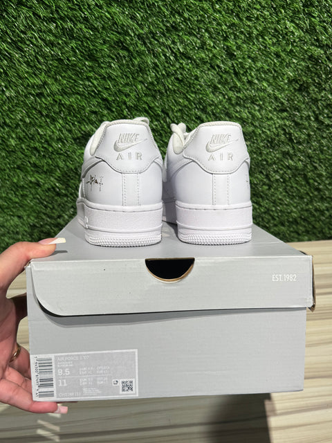 Nike Air Force 1 Low '07 White (Travis Scott Cactus Jack Utopia Edition) Sz 9.5