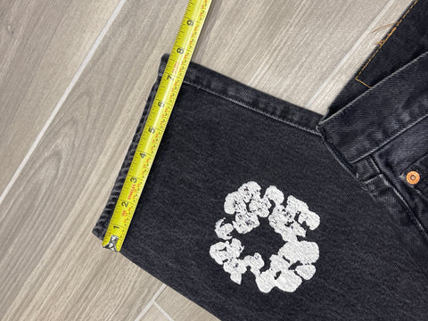 Denim Tears x Levi's Cotton Wreath 501 Black Jeans 33x32