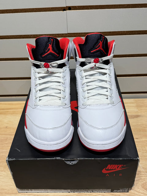 Jordan 5 Retro Fire Red Black Tongue (2025) Sz 11.5