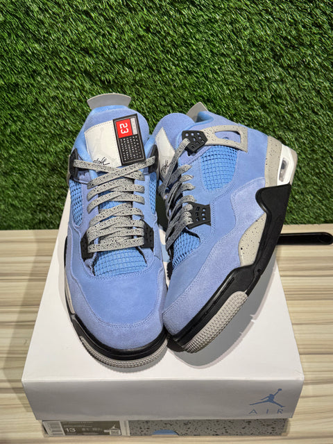 Jordan 4 Retro University Blue Sz 13