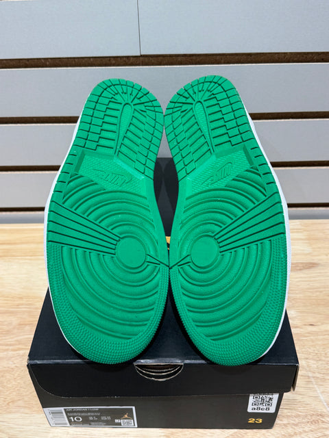 Jordan 1 Low Lucky Green Sz 10