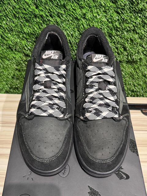 Jordan 1 Retro Low OG SP Travis Scott Black Phantom Sz 12M