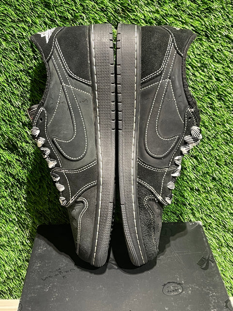 Jordan 1 Retro Low OG SP Travis Scott Black Phantom Sz 11M