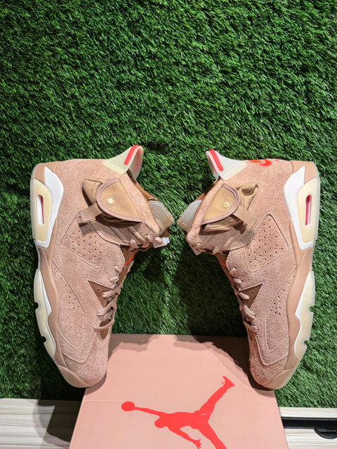 Jordan 6 Retro Travis Scott British Khaki Sz 13