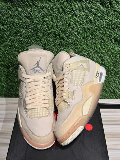 Jordan 4 Retro Off-White Sail (Women's) Sz 10W/8.5M