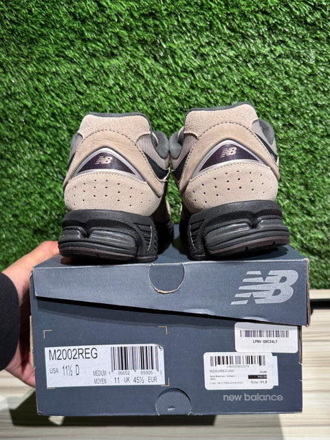 New Balance 2002R Driftwood Black Sz 11.5