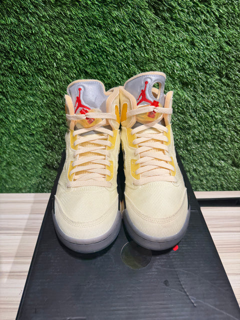 Jordan 5 Retro Off-White Sail Sz 7M
