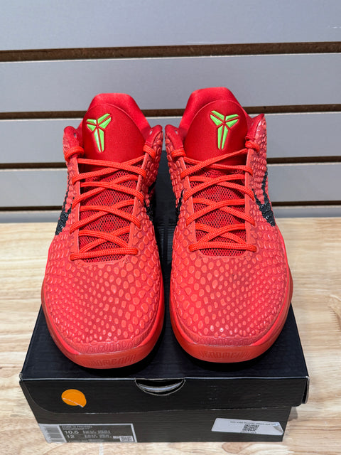 Nike Kobe 6 Protro Reverse Grinch Sz 10.5M