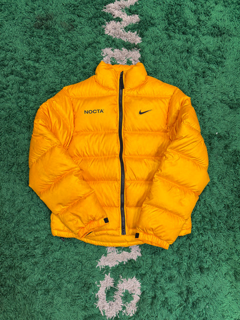 Nike x NOCTA Sunset Puffer Jacket Yellow Sz M