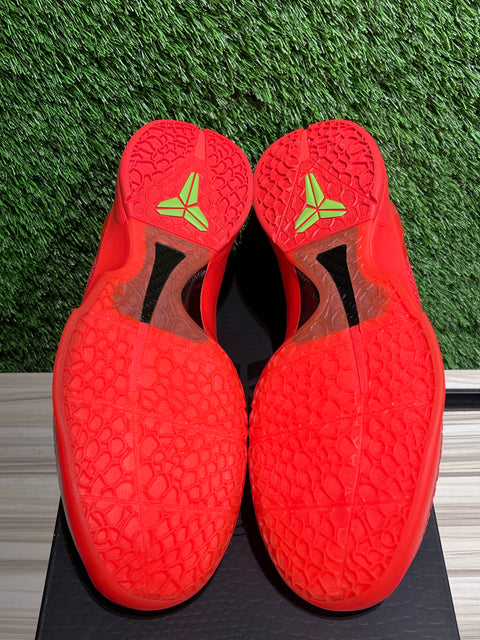 Nike Kobe 6 Protro Reverse Grinch Sz 14M
