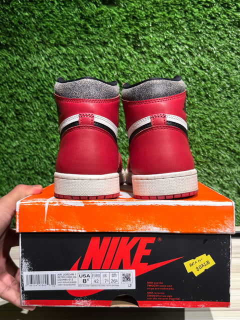 Jordan 1 Retro High OG Chicago Lost and Found Sz 8.5M