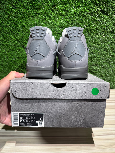 Jordan 4 Retro SE Paris Olympics Wet Cement Sz 10M'