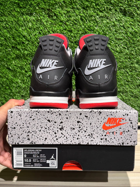 Jordan 4 Retro Bred Reimagined Sz 9