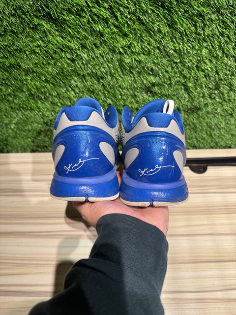Nike Kobe 6 Medium Grey Varsity Royal Sz 11.5