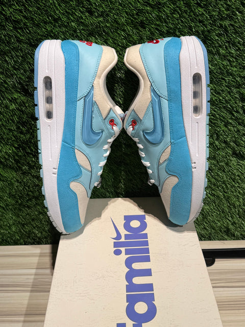 Nike Air Max 1 Puerto Rico Blue Gale Sz 11.5