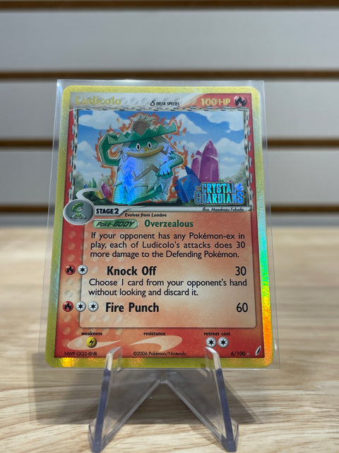 Ludicolo (Delta Species) - Pokemon EX Crystal Guardians (CG) Stamped