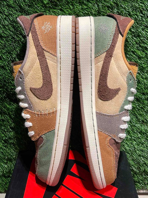 Jordan 1 Retro Low OG Zion Williamson Voodoo Sz 10M.,