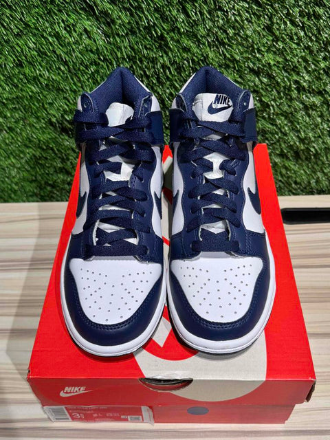 Nike Dunk High Championship Navy (GS) Sz 3.5Y