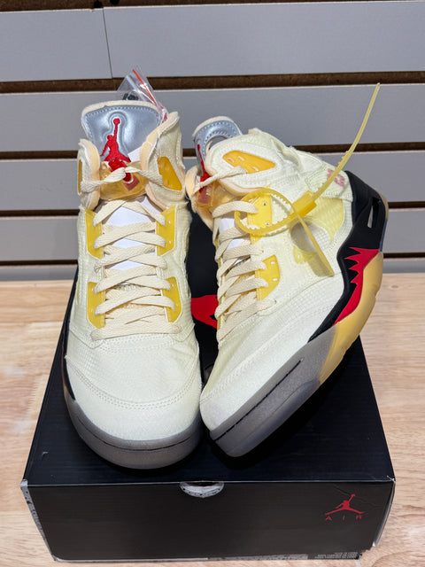 Jordan 5 Retro Off-White Sail Sz 10