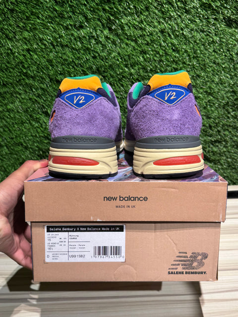 New Balance 991v2 MiUK Salehe Bembury Colors Be The Palette Sz 15M