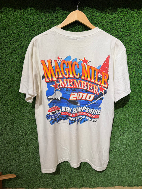 Vintage 2010 Magic Mile Member Nascar Tee Sz L