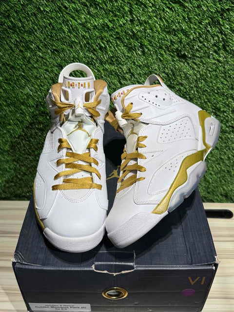 Jordan 6 Retro Golden Moments Pack (6) Sz 8.5