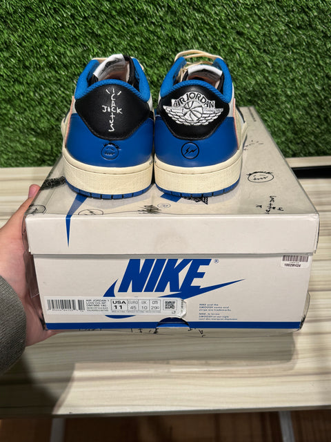Jordan 1 Retro Low OG SP Fragment x Travis Scott Sz 11