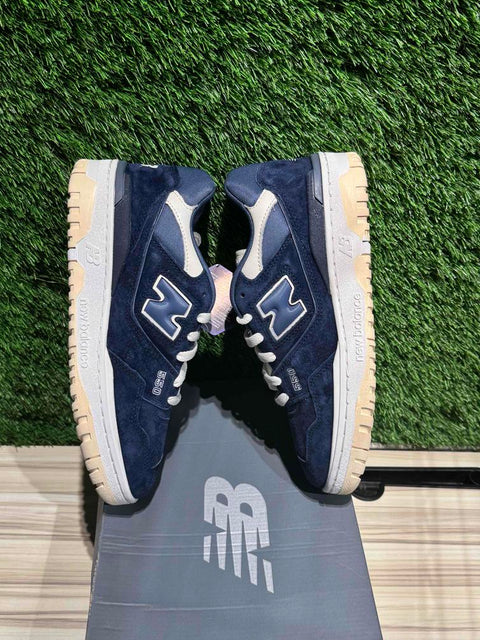 New Balance 550 Natural Indigo Suede Sz 8M