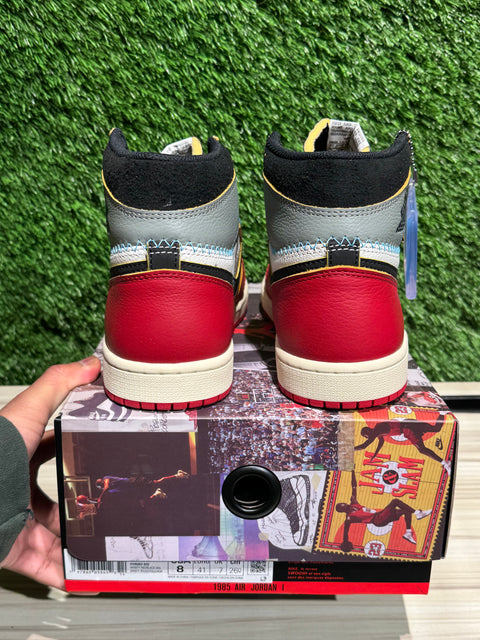 Jordan 1 Retro High OG SP Union LA Chicago Shadow Sz 8M