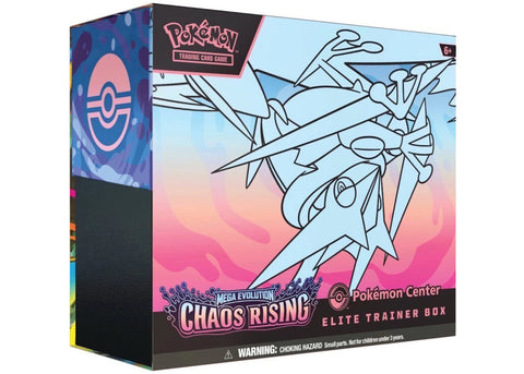 2026 Pokémon Mega Evolution Chaos Rising Pokemon Center Elite Trainer Box