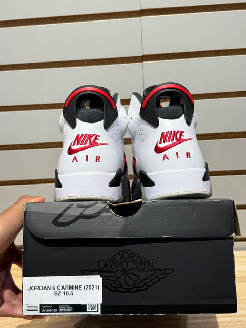 Jordan 6 Retro Carmine (2021) Sz 10.5
